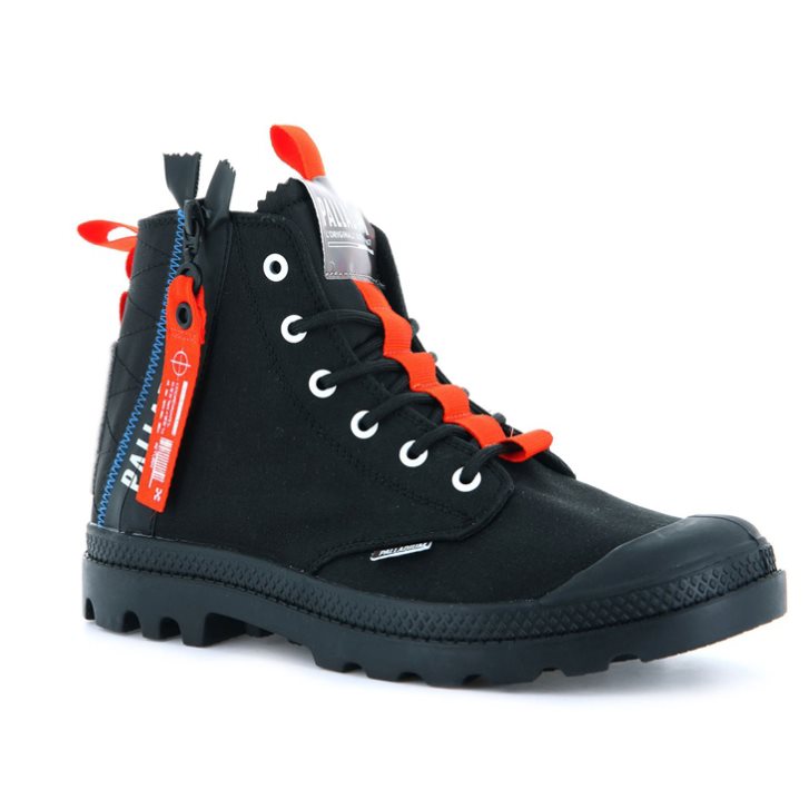 Dámské Boty Palladium Pampa Hi Ticket To Earth Černé | CZ UKP-43Y